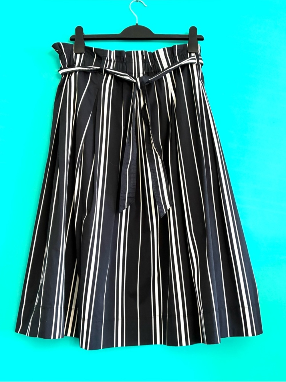 H&M Black&White Striped Skirts - Picture 9 of 12